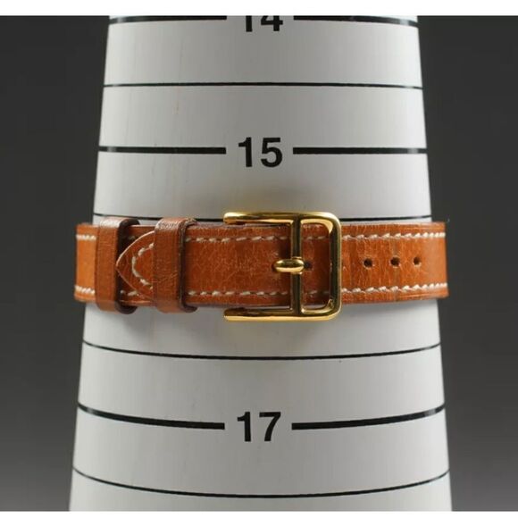 HERMES Kelly Watch Gold Tone Dial Women’s Quartz Watch K01 - Picture 15 of 17